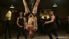 Trent Diesel Bound and suspended upside down while brutally fucke | Download from Files Monster