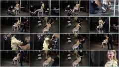 Huge Gags, Drool, and a Reverse Prayer Hogtie for Moxie - Part 2 | Download from Files Monster