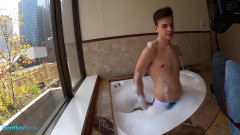 Behind the scenes at Connors bubble bath shoot | Download from Files Monster