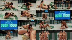 Big Tits on the mat!! Pinned, Helpless, Fingered, and Strap-on | Download from Files Monster