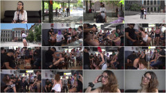 Public Shame Slut Zenda Sexy Disgraced, Tickled, and Fucked by a Crowd | Download from Files Monster