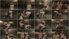 Gorgeous big bicep dominatrix wrestles, smothers & dominates slaveboy! | Download from Files Monster