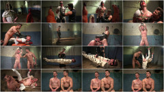 Perverted Butcher torments and abuses his handsome captive | Download from Files Monster