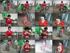 Futilestruggles - Breast Bondage, ring gag and a Tight crotchrope - Part 1 | Download from Files Monster