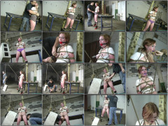 Amanda's Hazing Continues - Crotchroped and Pantygagged - Part 2 | Download from Files Monster