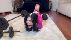 Intruder Disturbs Tattis Workout | Download from Files Monster