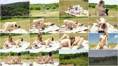 Old and young lesbian Picnic Sexdate on a sunny day | Download from Files Monster