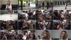 Public Shame Slut Zenda Sexy Disgraced, Tickled, and Fucked by a Crowd | Download from Files Monster
