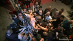 Southern stud gets fucked and showered with cum in front of 100 men! | Download from Files Monster