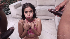 Sofia is happy with two huge black cocks in her ass dap | Download from Files Monster