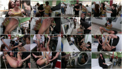 Filthy Whore Fucked at the Laundromat | Download from Files Monster