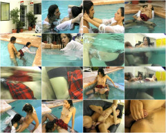 Dark haired babe from Germany pleasing a wild dude with her moist holes | Download from Files Monster