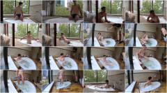 Brads super slippery photoshoot in the hot tub | Download from Files Monster