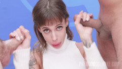 Lola Emme Swallows Cum from Several Guys Part 5 | Download from Files Monster