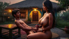 Stepmom Spends Quiet Time With Young Man in Village | Download from Files Monster