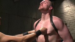 Straight hunk Jimmy Bullet pushes his limits to the max | Download from Files Monster