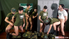 Soldier Fuckfest Ends With Them Covered in Cum 1080p | Download from Files Monster