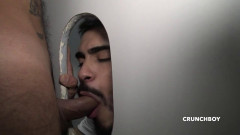 CrunchBoy Valentino fucked by arab in glory holes cruising