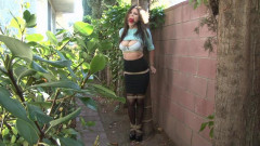 Orgasm With Tree Bondage For Ashley Renee Part 3