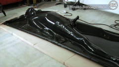Latex Vacuum Bed With Dick Hole