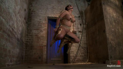 Bound in a chair with a vibrator perfectly stuck on her clit Let's just