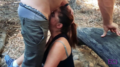Forest Ass Fuck and Cum in Eye twice
