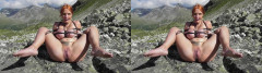BreastinPain - Bettine in the swiss mountains
