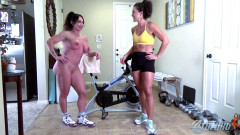 Brandi Mae Nude Workout With Tomiko Part One