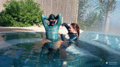 Underwater Latex Struggle | Download from Files Monster