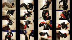 Self Bondage in Latex - Latex Veronica | Download from Files Monster
