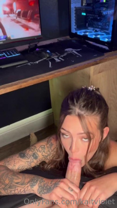 Kait Violet - My BF Sucks at Call of Duty So I Sucked His Cock | Download from Files Monster