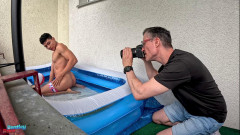 BentleyRace Behind the scenes with sexy pool boy Andy | Download from Files Monster
