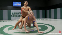 Sin makes the Dragon orgasm on the mat Still gets her ass kick & fucked | Download from Files Monster