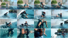 Underwater Latex Struggle | Download from Files Monster