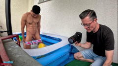 BentleyRace Behind the scenes with sexy pool boy Andy | Download from Files Monster