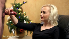 HandJob Teasing Torture near Xmas Tree Huge Ruined Facial | Download from Files Monster