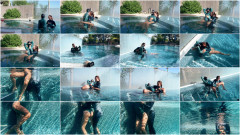 Eroteric - Underwater Latex Struggle - Margout Darko, Stella | Download from Files Monster