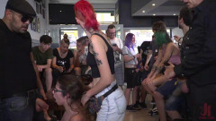 Public Shame Slut Zenda Sexy Disgraced, Tickled, and Fucked by a Crowd | Download from Files Monster